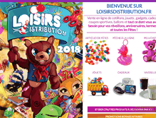 Tablet Screenshot of loisirsdistribution.fr